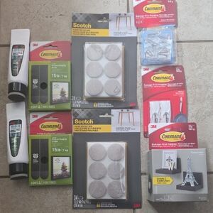 3M Command and Scotch Adhesive Products  Bundle 9 Products In All